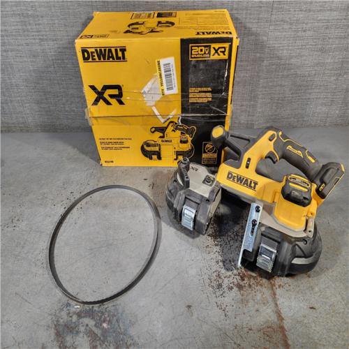 HOUSTON LOCATION - AS-IS DEWALT 20-Volt MAX 3-3/8 in. Cordless Brushless Bandsaw (Tool-Only)