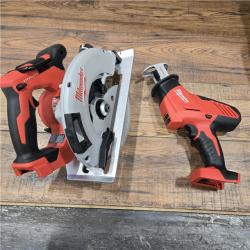 GOOD- Milwaukee M18 18-Volt Lithium-Ion Brushless Cordless Combo Kit (4-Tool) with 2-Batteries, 1-Charger and Tool Bag