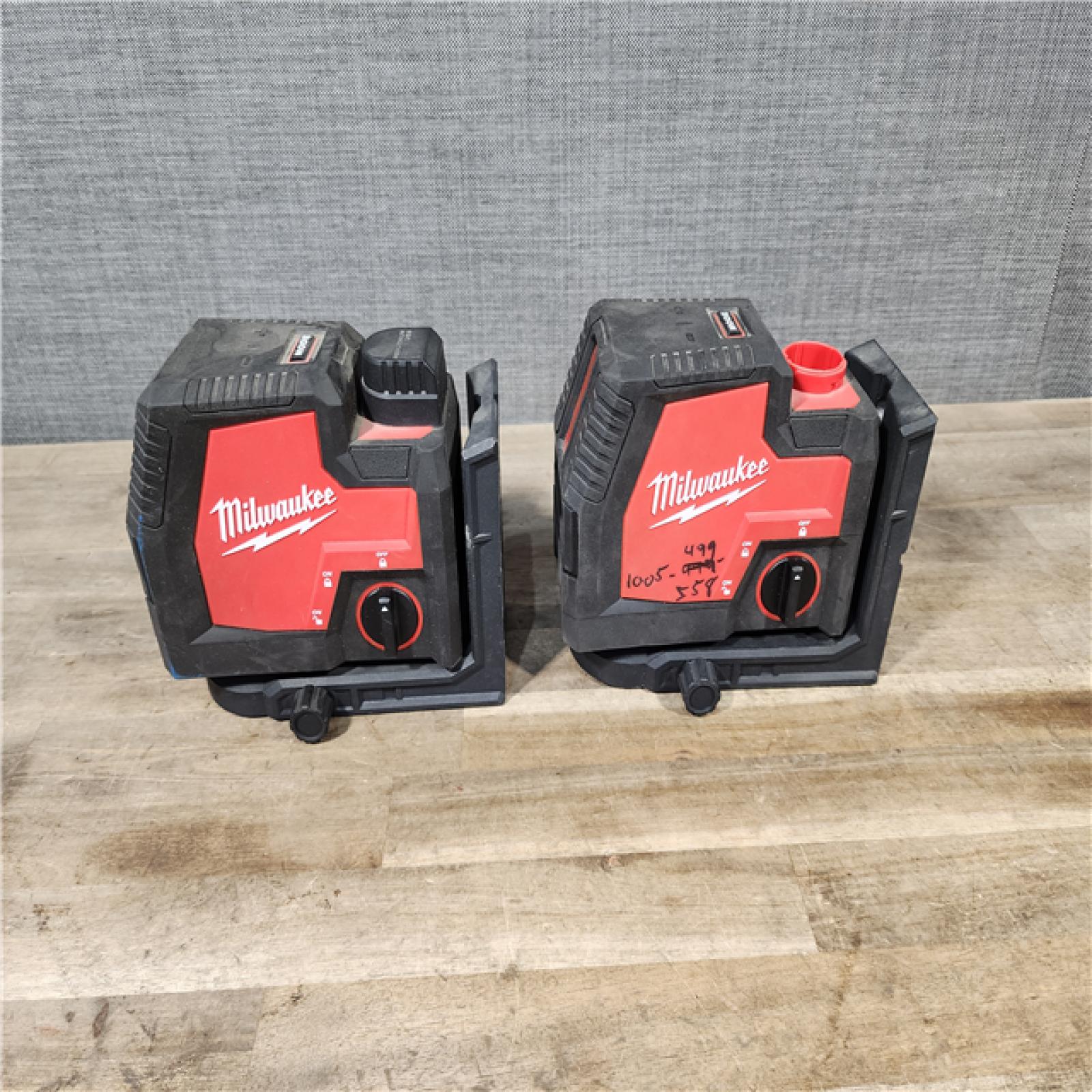 HOUSTON LOCATION - AS-IS MILWAUKEE 2 CROSSLINE LASER COMBO