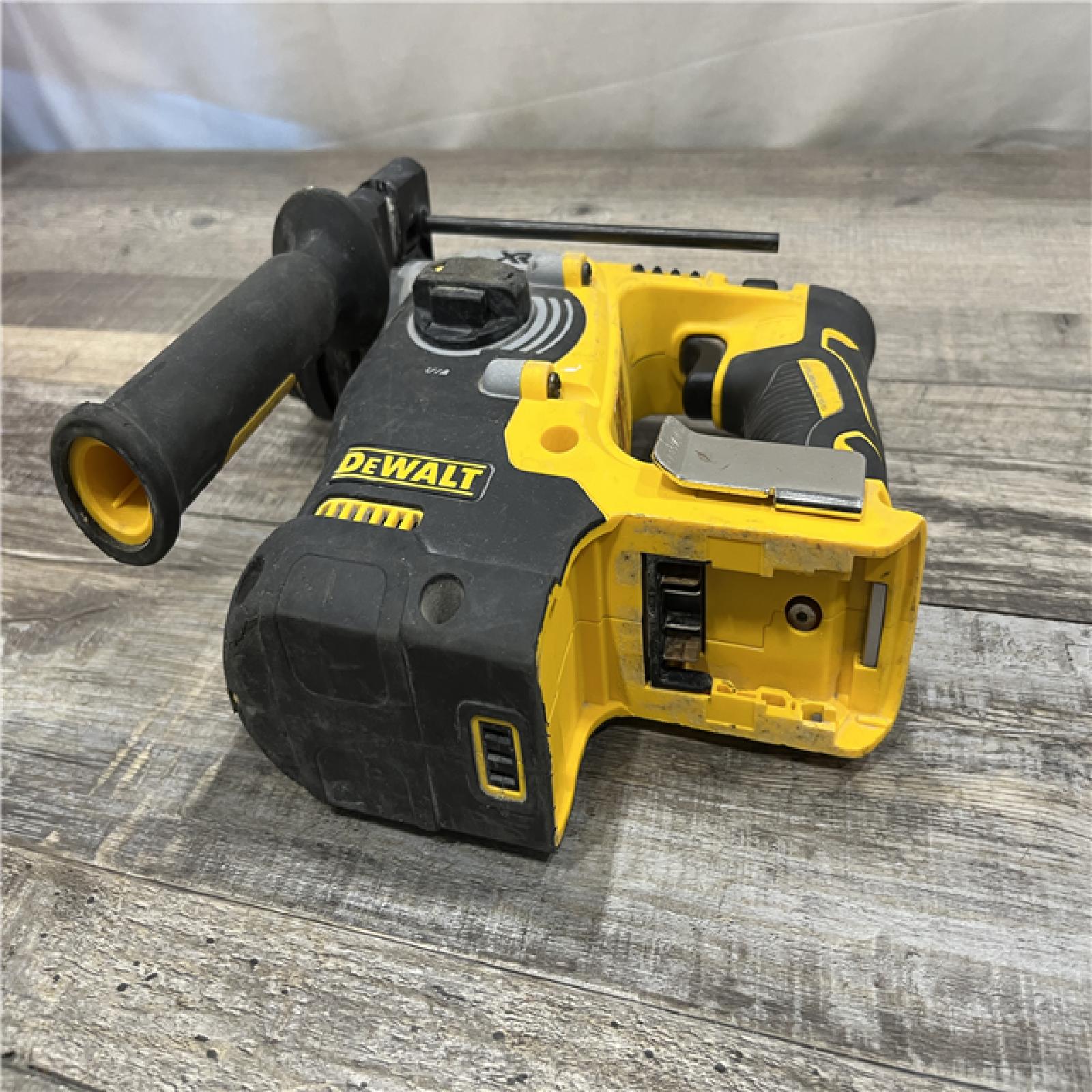 AS-IS DEWALT 20V MAX XR Cordless Brushless 1 in. SDS Plus L-Shape Rotary Hammer (Tool Only)