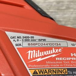 AS-IS Milwaukee 12V Lithium-Ion HACKZALL Cordless Reciprocating Saw Kit