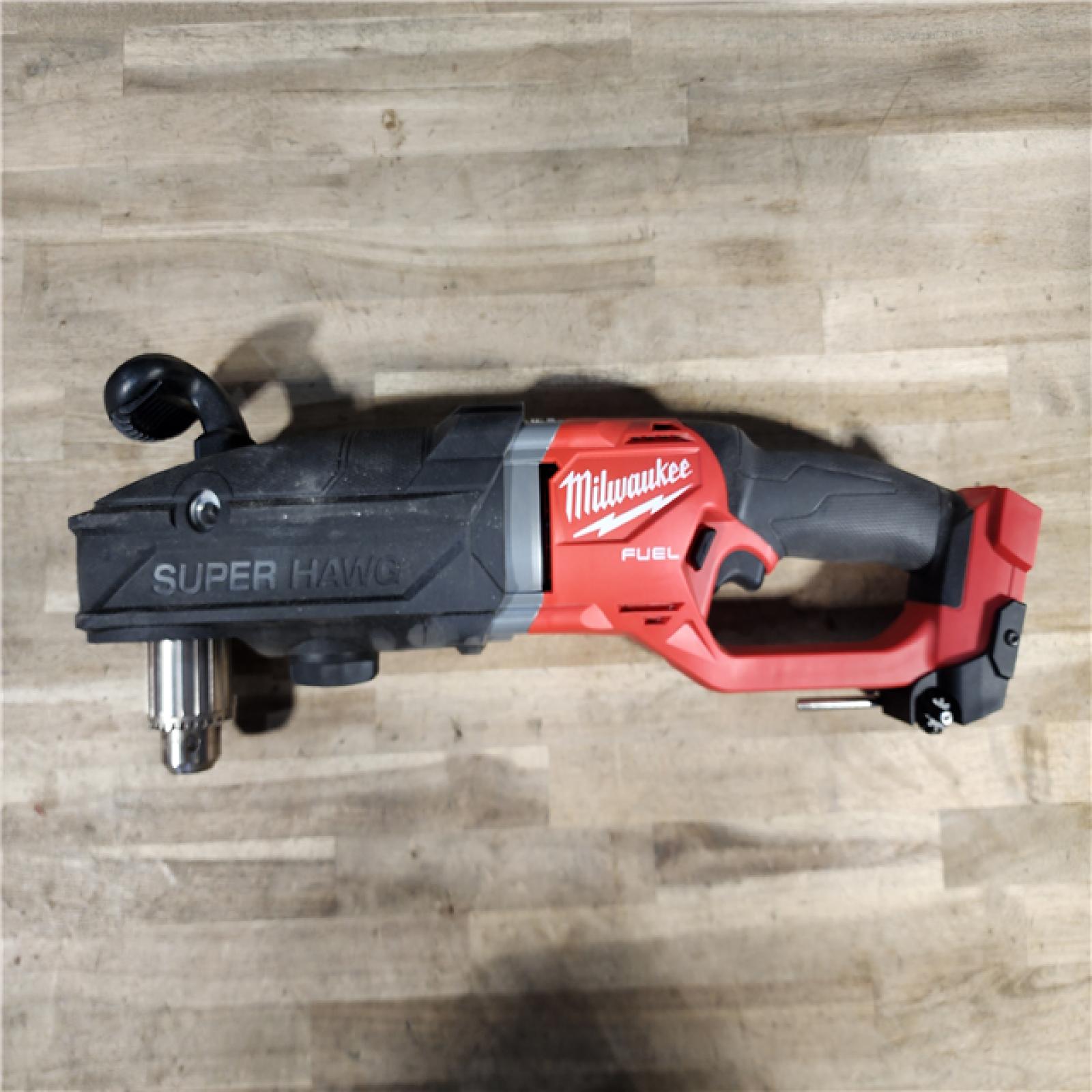 HOUSTON LOCATION - AS-IS Milwaukee M18 18V Fuel 1/2 Right Angle Drill Super Hawg Cordless Lithium-Ion 2809-20