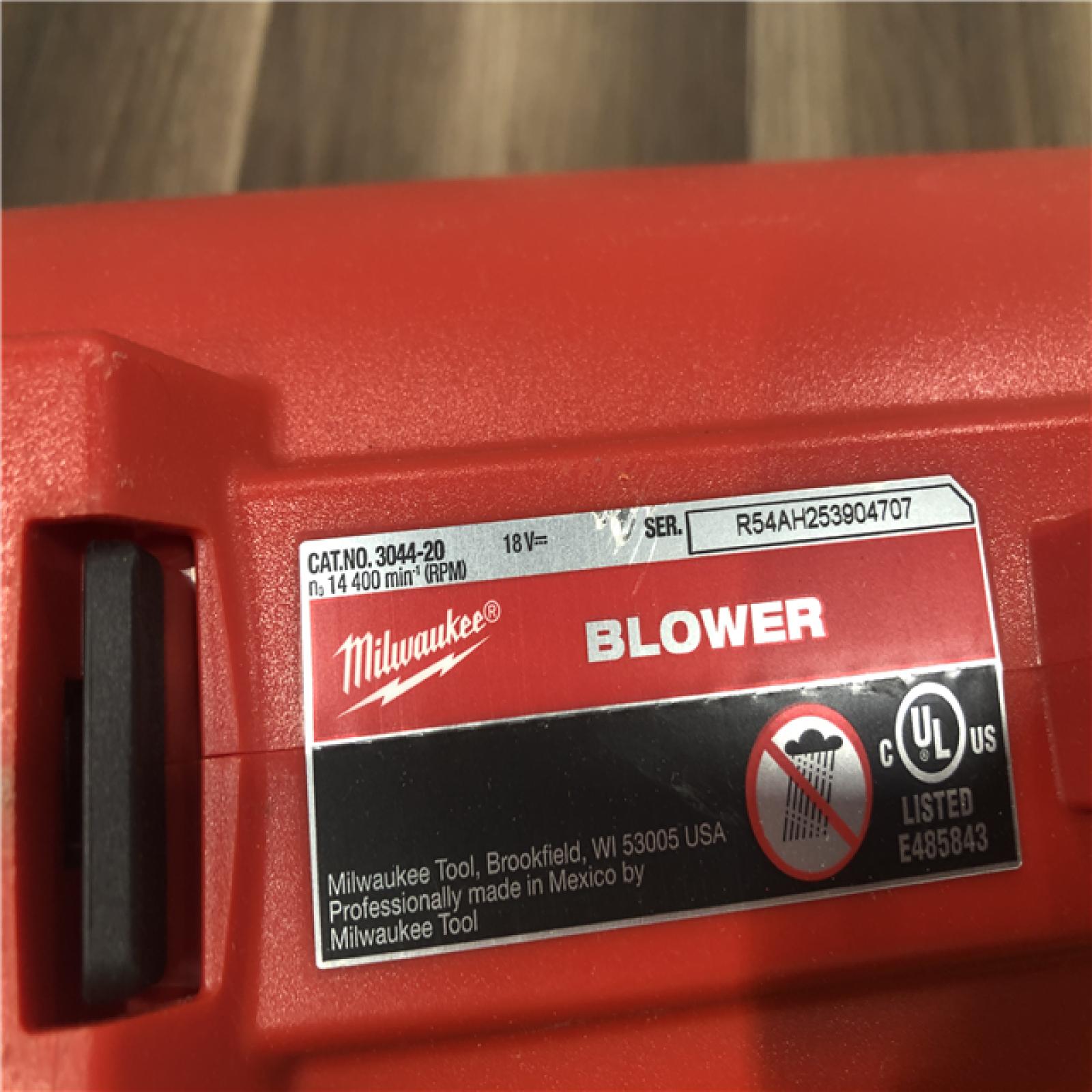 AS-IS Milwaukee Brushless 120 MPH 450 CFM 18V Cordless Handheld Battery Powered Leaf Blower (Tool-Only)