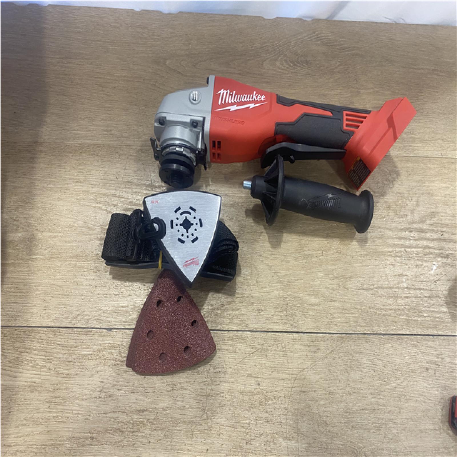 AS-IS Milwaukee 18V Lithium-Ion Brushless Cordless 4-1/2 in./5 in. Grinder w/Paddle Switch (Tool-Only)