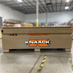 DALLAS LOCATION- AS-IS KNACK 60 in. W x 24 in. L x 28 in. H  Steel Jobsite Tool Storage Chest w/ Lock