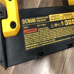 AS-IS DEWALT 20V MAX XR Lithium-Ion Electric Cordless 18-Gauge Brad Nailer (Tool Only)