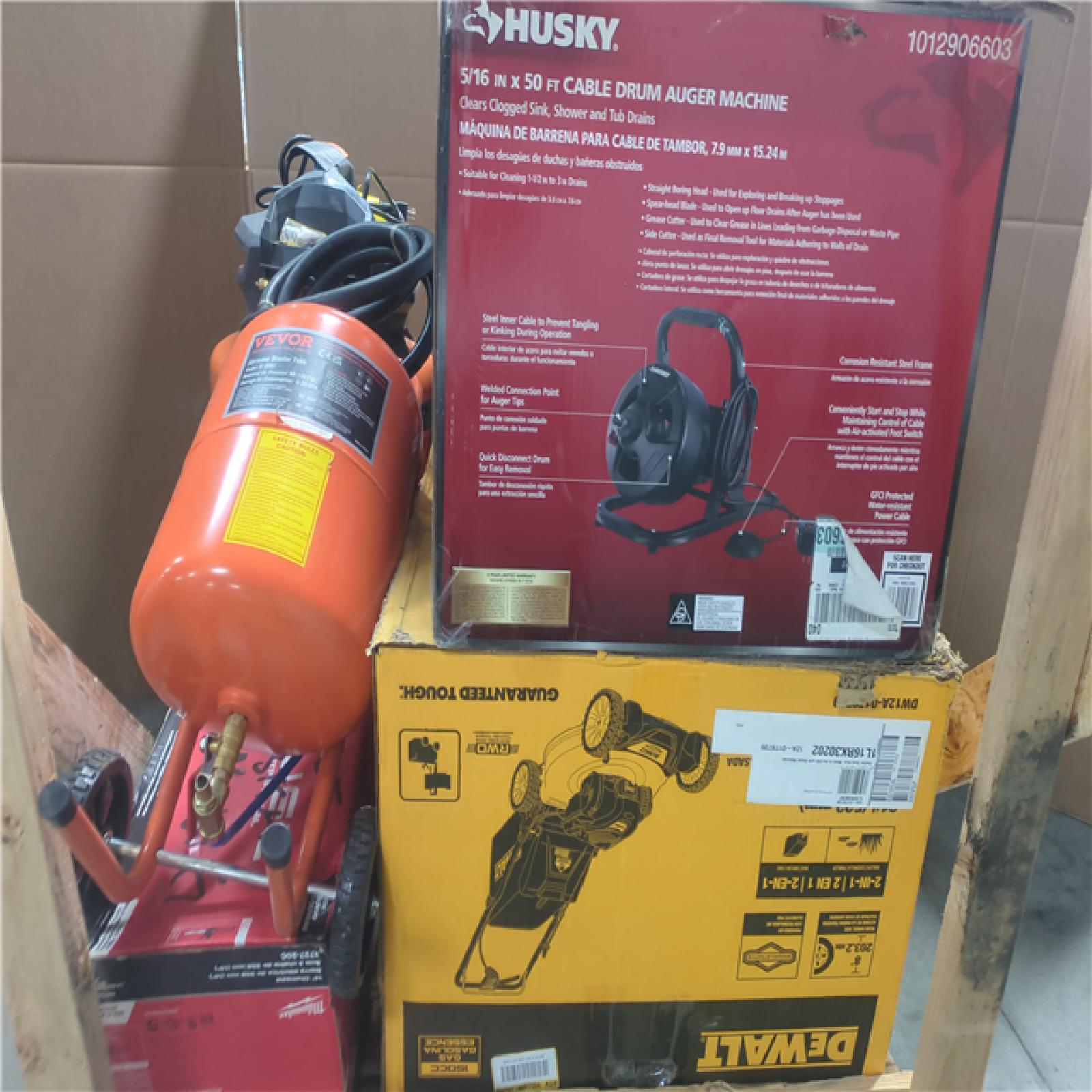 CALIFORNIA AS-IS OUTDOOR POWER EQUIPMENT