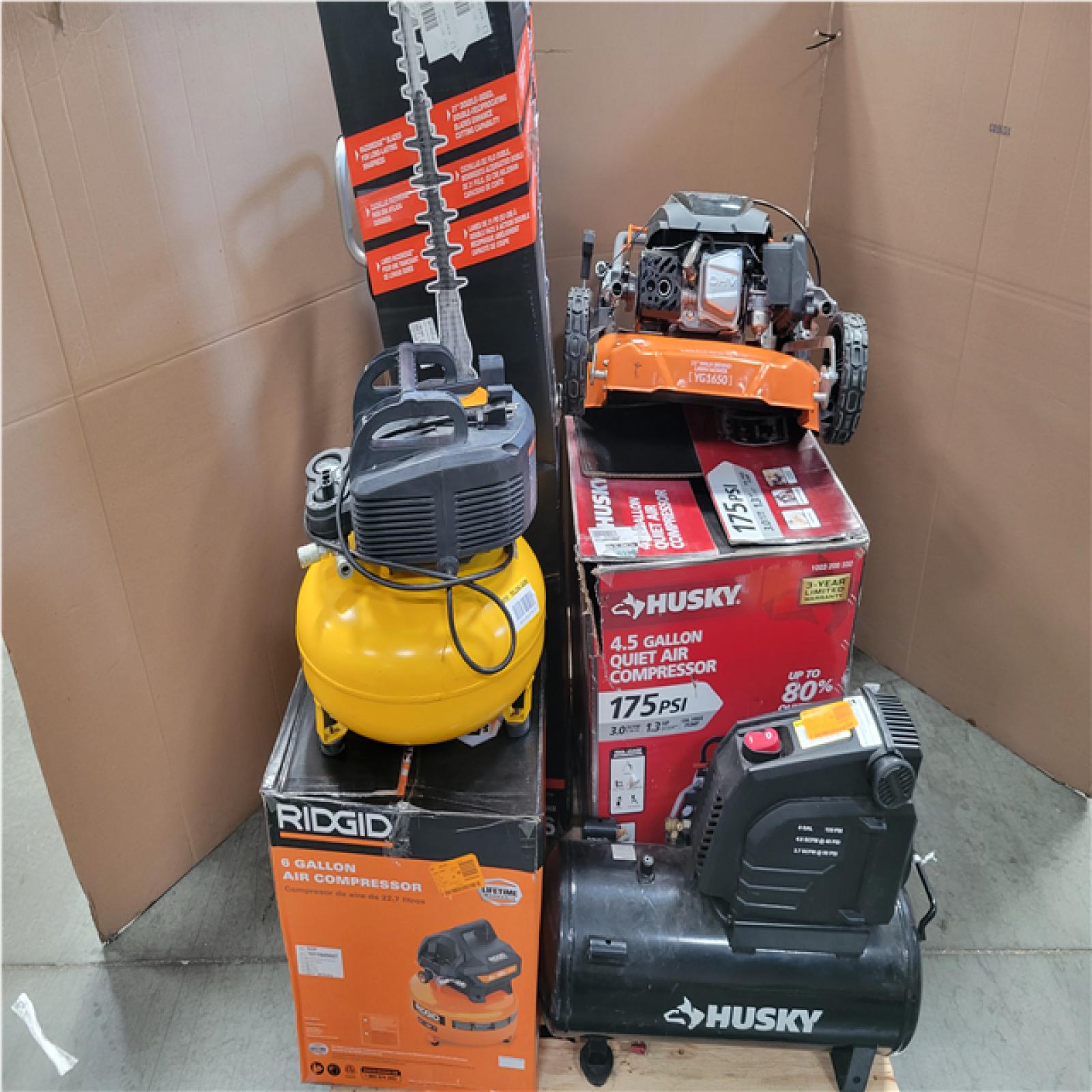 CALIFORNIA AS-IS OUTDOOR POWER EQUIPMENT