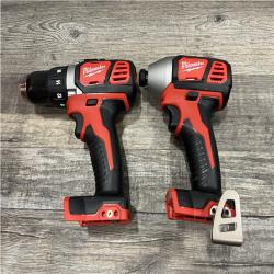 AS-IS Milwaukee 18V Lithium-Ion Cordless Drill Driver/Impact Driver Combo Kit