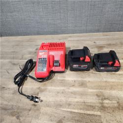 HOUSTON LOCATION - AS-IS MILWAUKEE 2 TOOL COMBO KIT W/ (2) BATTERY & CHARGER