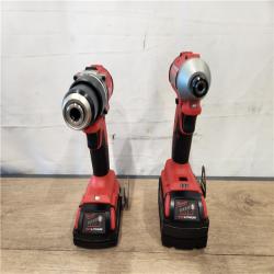 AS-IS- Milwaukee 18-Volt Lithium-Ion Brushless Cordless Compact Hammer Drill/Impact Combo Kit
