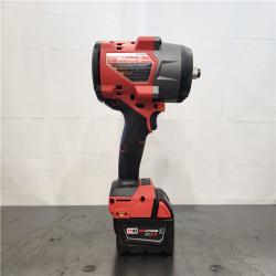 AS-IS- Milwaukee M18 1/2 in. Cordless Brushless High Torque Impact Wrench Kit (Battery & Charger)