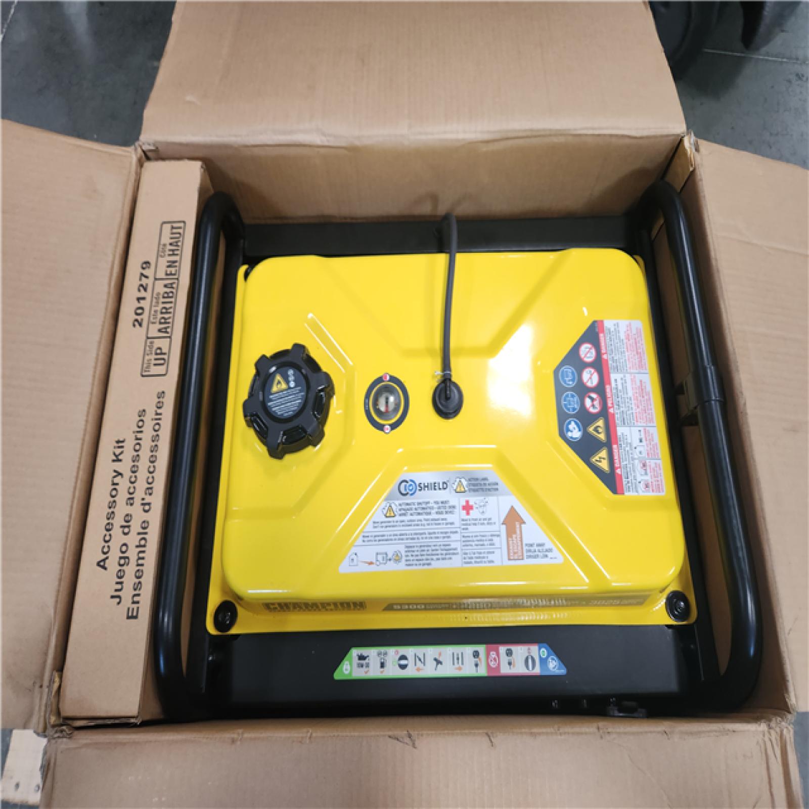 CALIFORNIA AS-IS CHAMPION DUAL FUEL PORTABLE GENERATOR