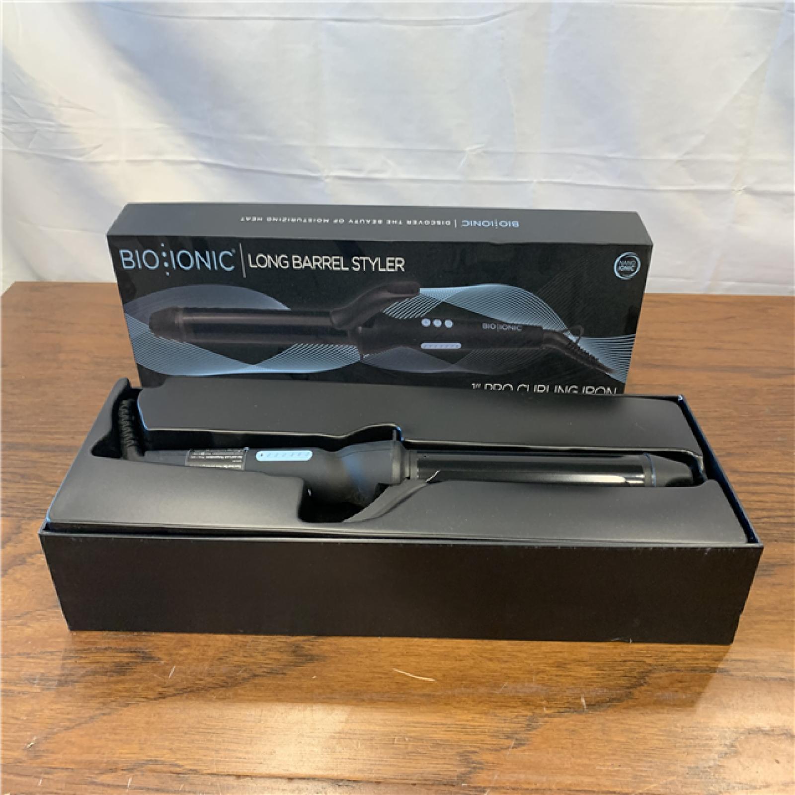 AS-IS Bio Ionic LONG BARREL STYLER CURLING IRON 1