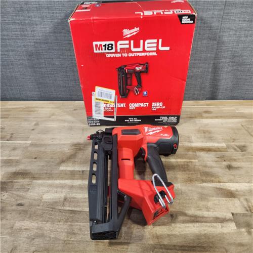 HOUSTON LOCATION - AS-IS Milwaukee Tool Cordless Finish Nail Gun 18 V 3020-20 (TOOL ONLY)