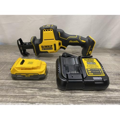 AS-IS DEWALT Atomic 20-Volt Maximum Cordless Brushless Compact Reciprocating Saw Kit