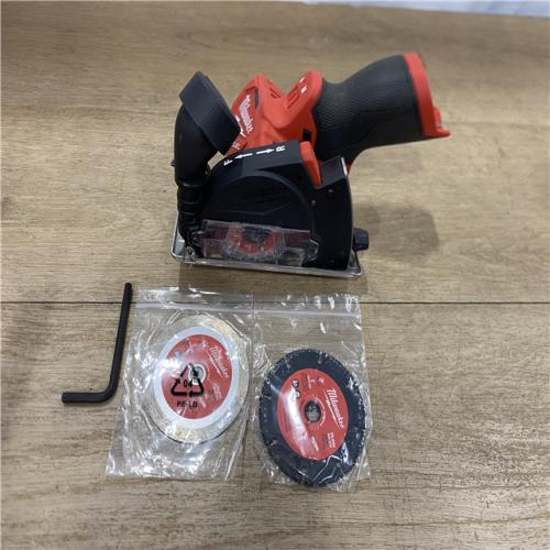 AS-IS Milwaukee FUEL 12V Lithium-Ion Brushless Cordless 3 in. Cut Off Saw (Tool-Only)