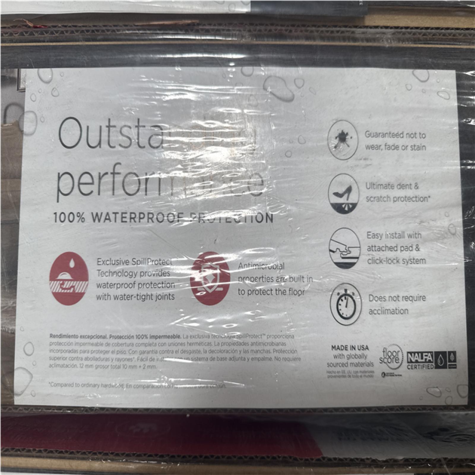 CALIFORNIA AS IS PERGO OUTLAST LAMINATE WOOD FLOORING