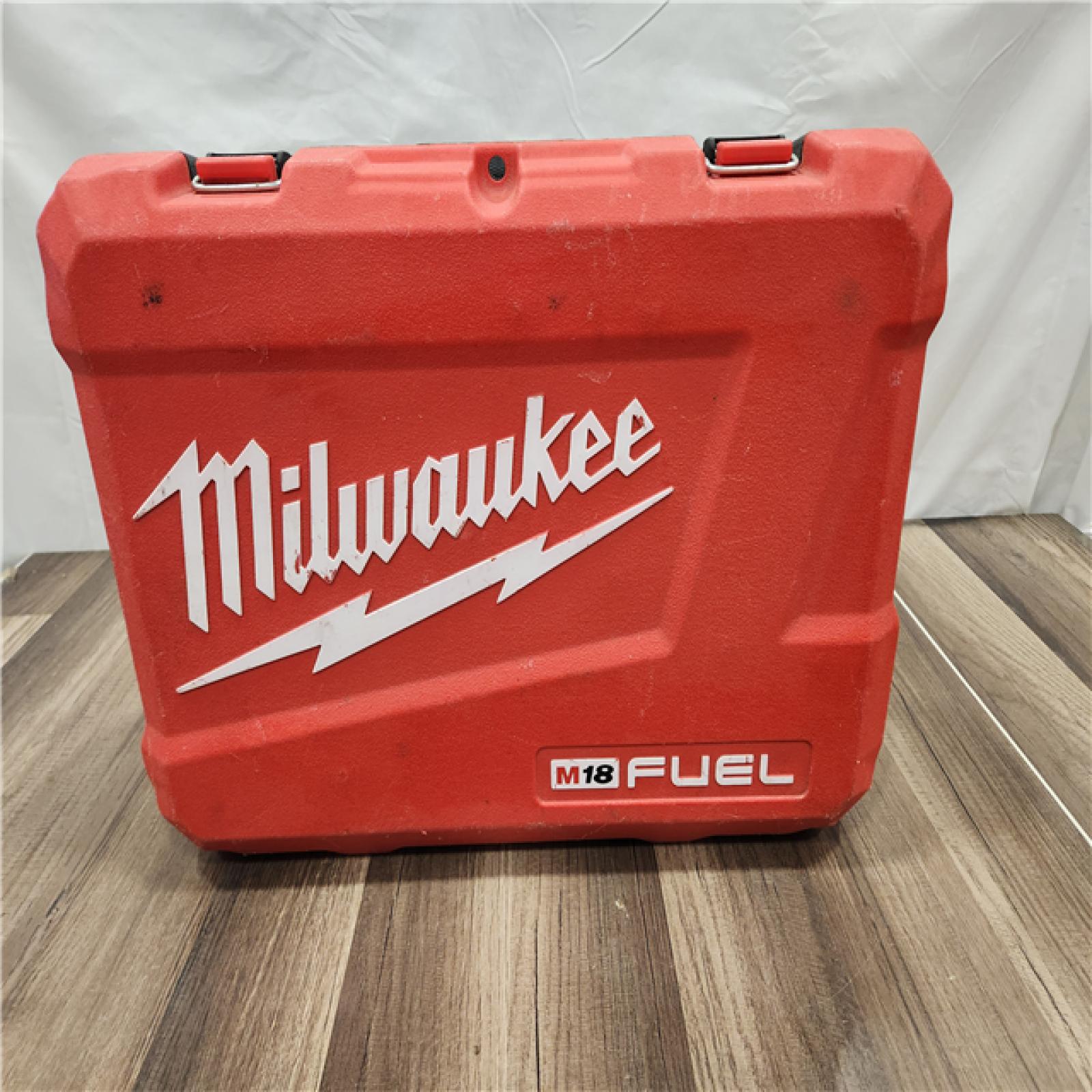 AS-IS MILWAUKEE FUEL 18V Lithium-Ion Brushless Cordless Hammer Drill and Impact Driver Combo Kit (2-Tool) with 2 Batteries