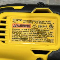 AS-IS DEWALT 20V MAX XR Cordless Brushless 3-Speed Oscillating Multi Tool Kit