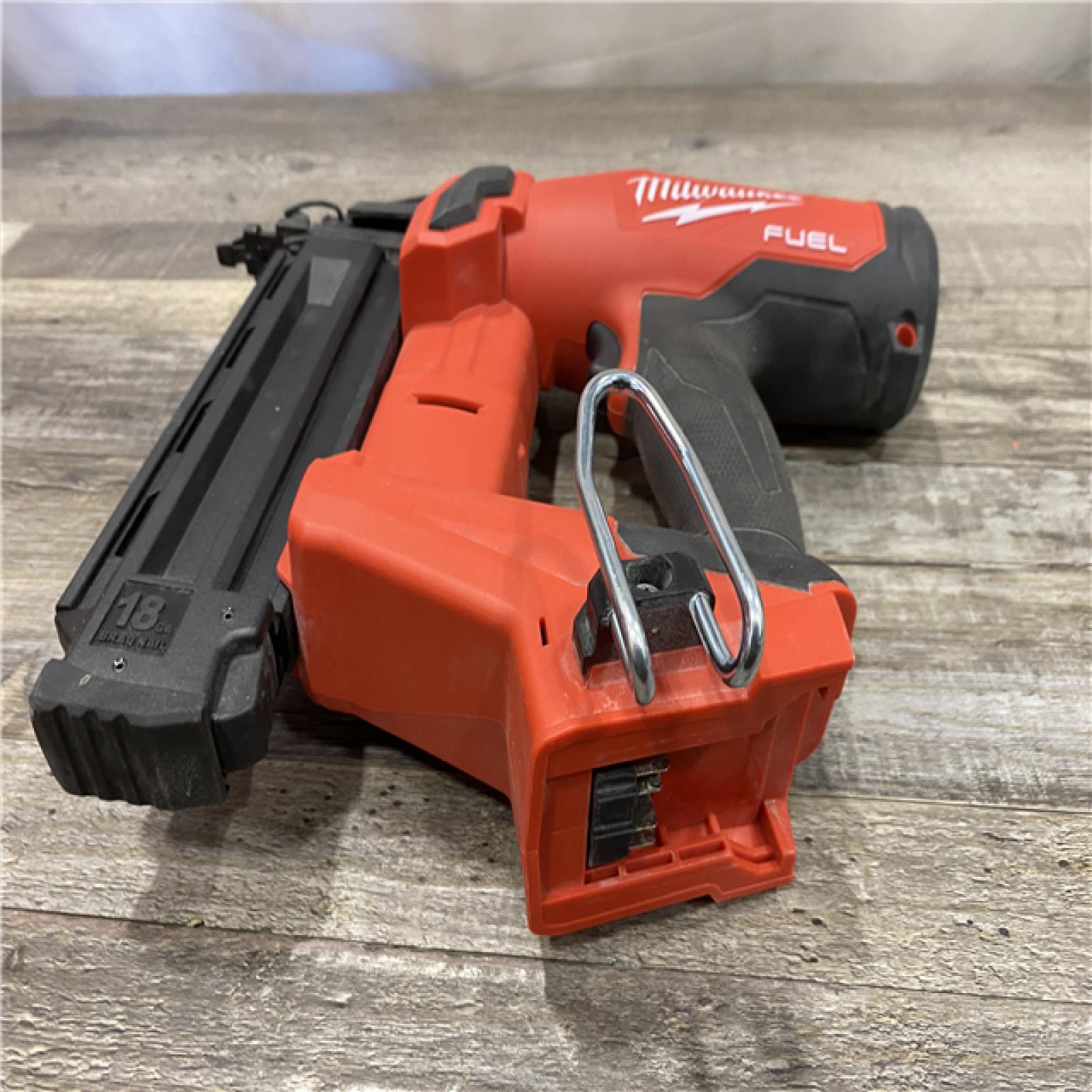 AS-IS Milwaukee FUEL 18-Volt Lithium-Ion Brushless Cordless Gen II 18-Gauge Brad Nailer (Tool-Only)