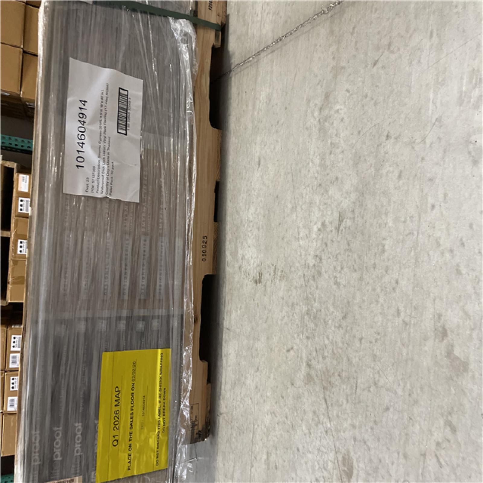 DALLAS LOCATION- Lifeproof Smyrna Cypress 30 MIL 9in.W x 48in. Vinyl Plank Flooring PALLET (32 CASES)