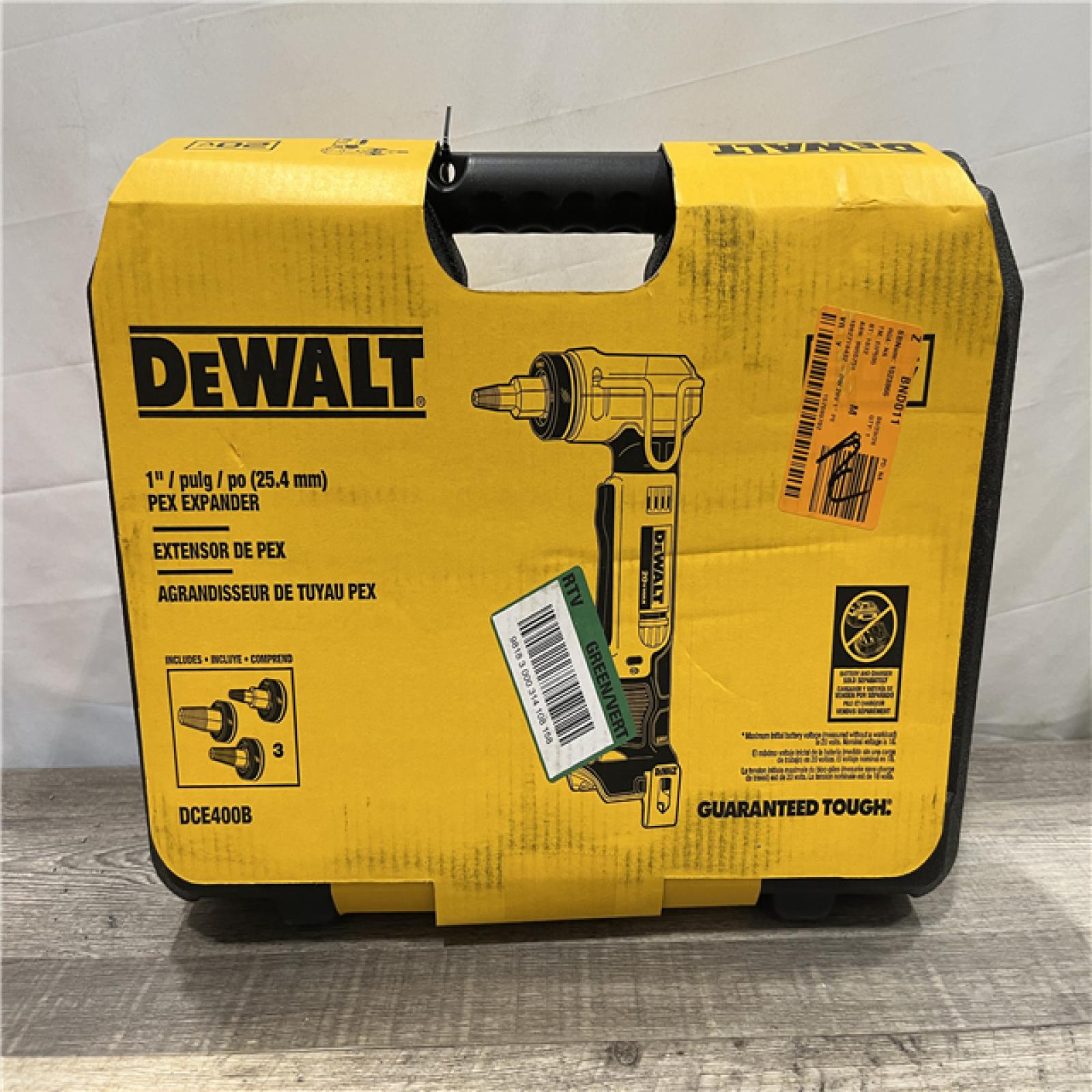 NEW - DEWALT 20V MAX Cordless 1 in. PEX Expansion Tool Kit