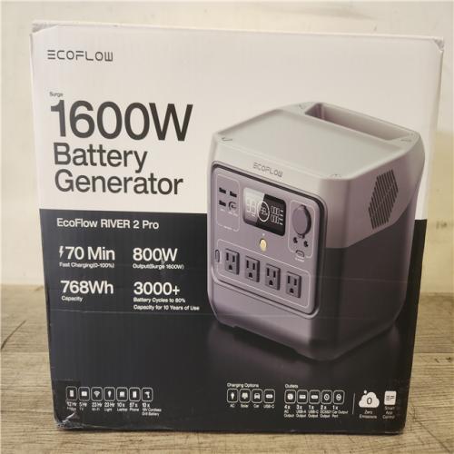 Phoenix NEW EcoFlow 800W Output/1600W Peak Push-Button Start Battery Generator RIVER 2 Pro  LFP Battery  Fast Charging for Outdoor  Camping