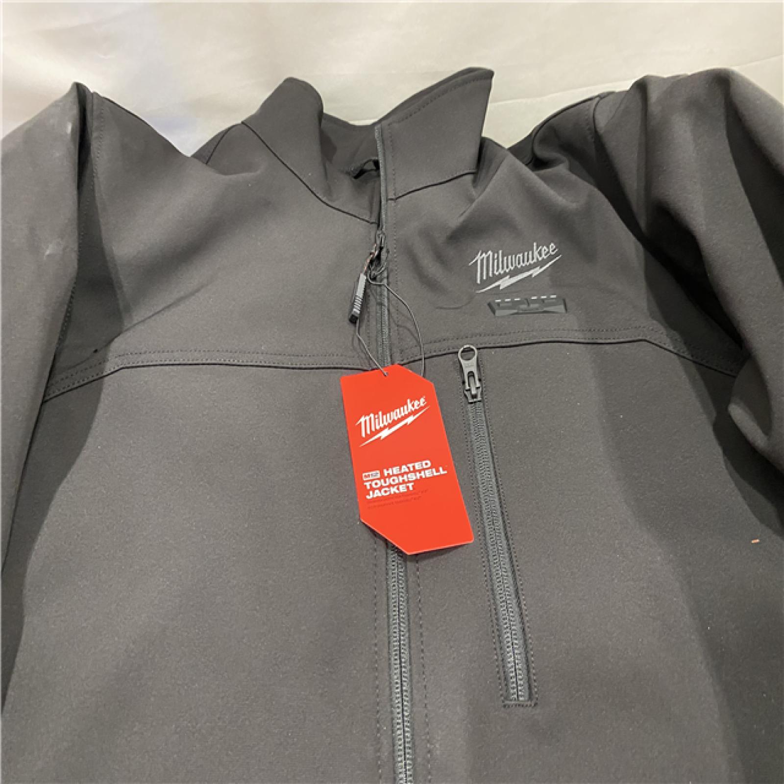 AS-IS Milwaukee Men's X-Large 12V Lithium-Ion Cordless TOUGHSHELL Black Heated Jacket (Jacket Only)