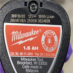 AS-IS Milwaukee 12V Lithium-Ion Cordless Drill Driver/Impact Driver Combo Kit