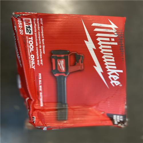 AS-IS - Milwaukee M12 12V Lithium-Ion Cordless Compact Spot Blower (Tool-Only)