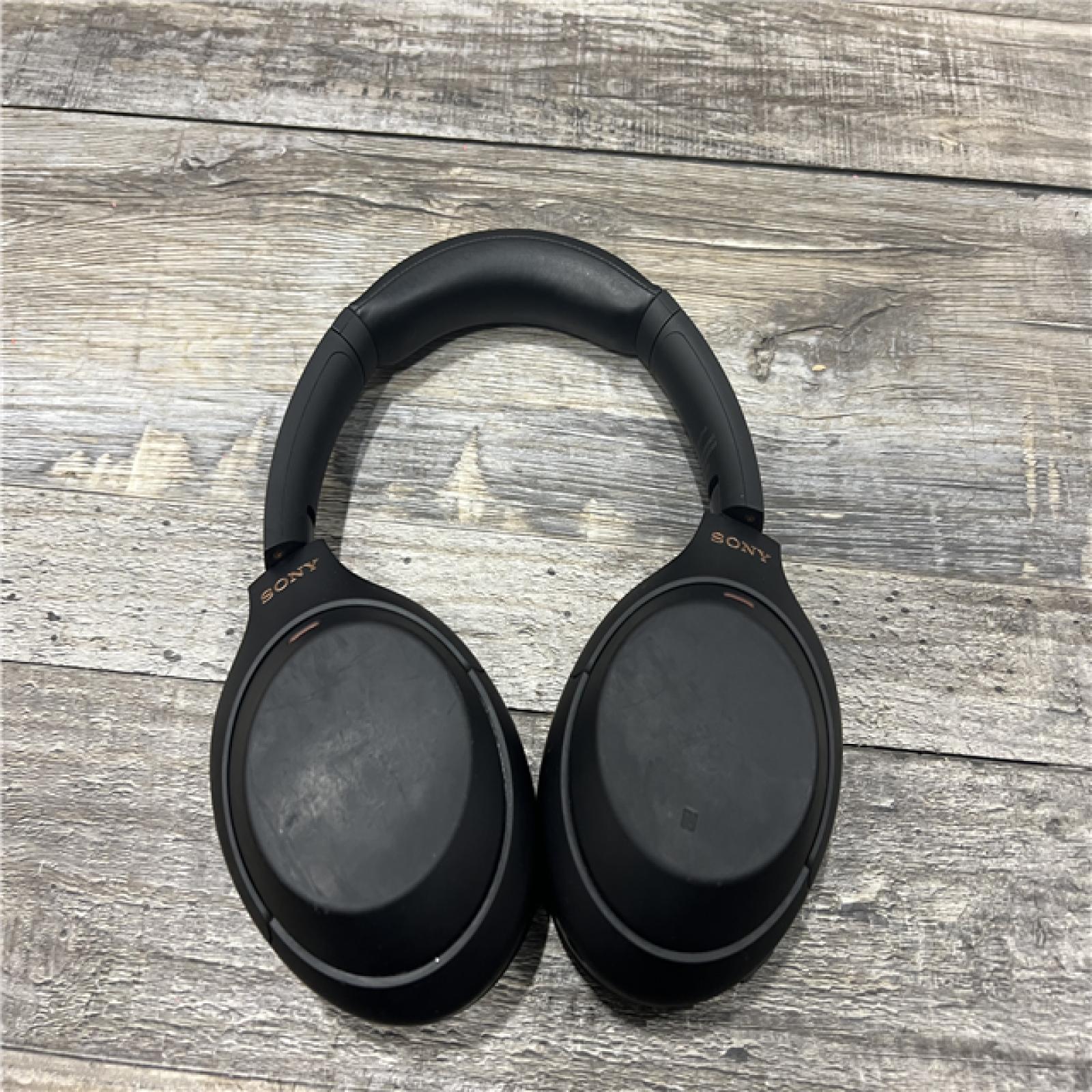 AS-IS Sony WH-1000XM4 Noise Canceling Overhead Bluetooth Wireless Headphones- BLACK