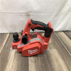 AS-IS Milwaukee M18 18V Lithium-Ion Cordless 3-1/4 in. Planer (Tool-Only)