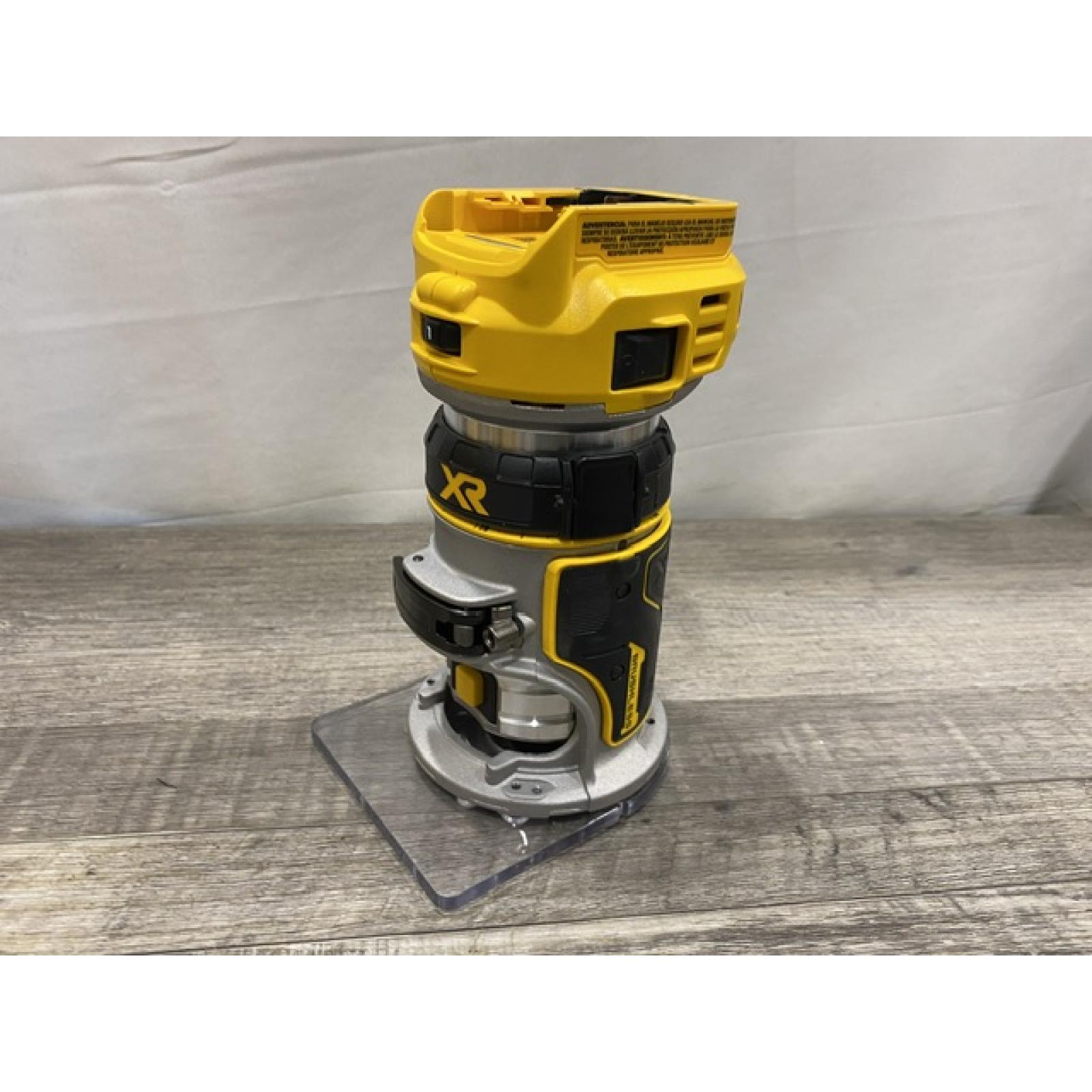 AS-IS DEWALT 20V MAX XR Cordless Brushless Fixed Base Compact Router (Tool Only)