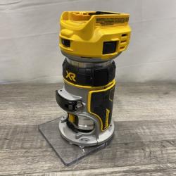 AS-IS DEWALT 20V MAX XR Cordless Brushless Fixed Base Compact Router (Tool Only)
