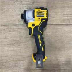 AS-IS DEWALT Atomic 20V Max Lithium-Ion Brushless Cordless Compact 1/4 in. Impact Driver Kit