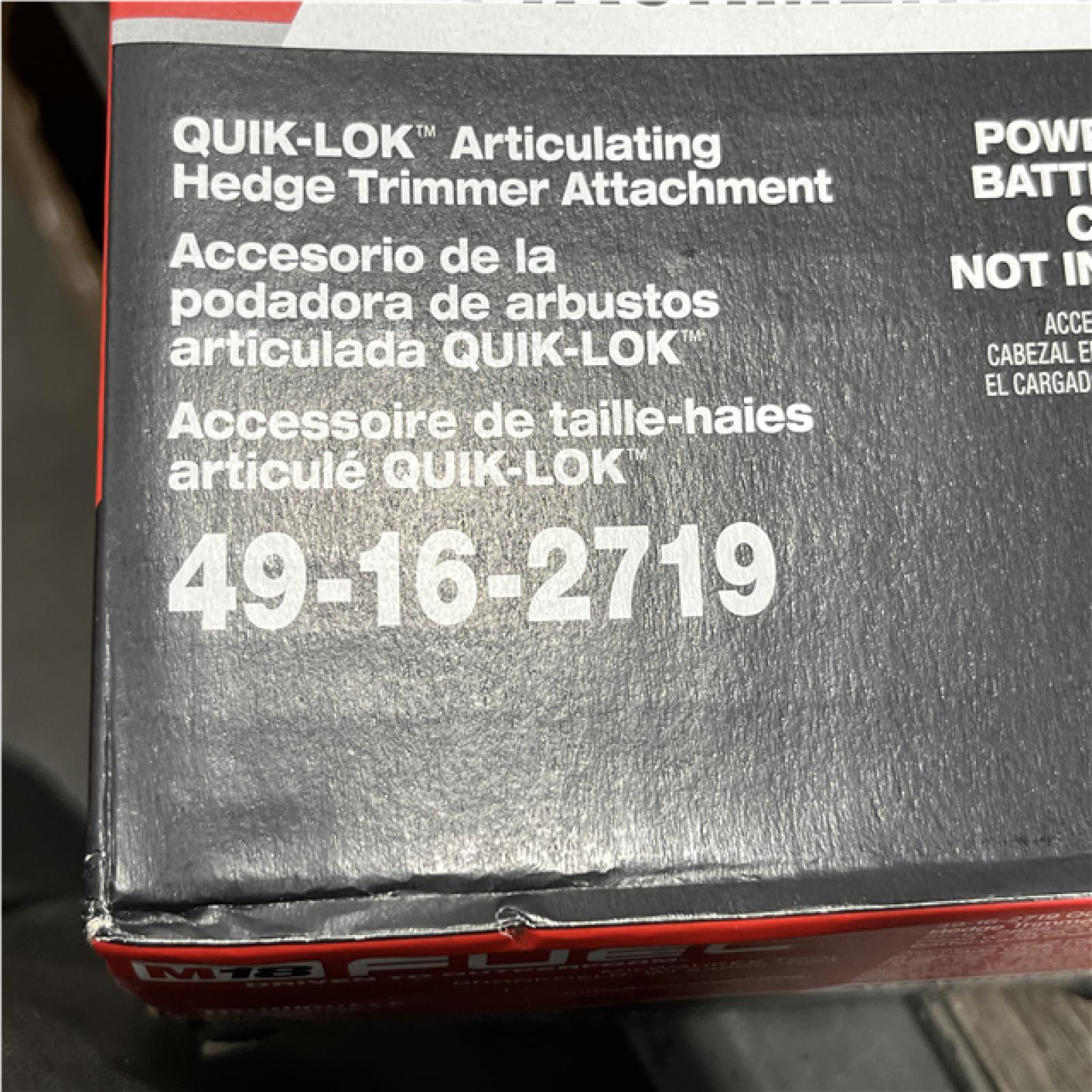 NEW - Milwaukee 18 FUEL Hedge Trimmer Attachment for Milwaukee QUIK-LOK Attachment System