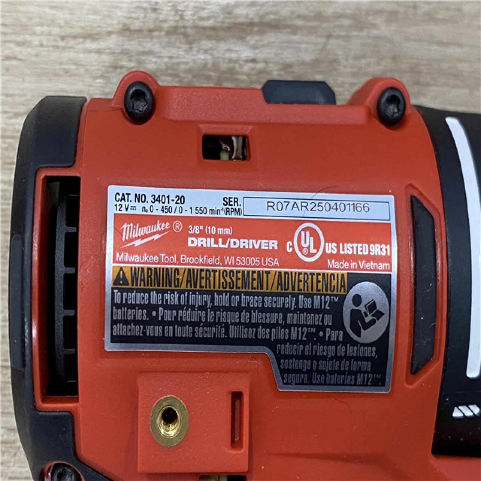 AS-IS Milwaukee FUEL 12-Volt Lithium-Ion Brushless Cordless Hammer Drill and Impact Driver Combo Kit