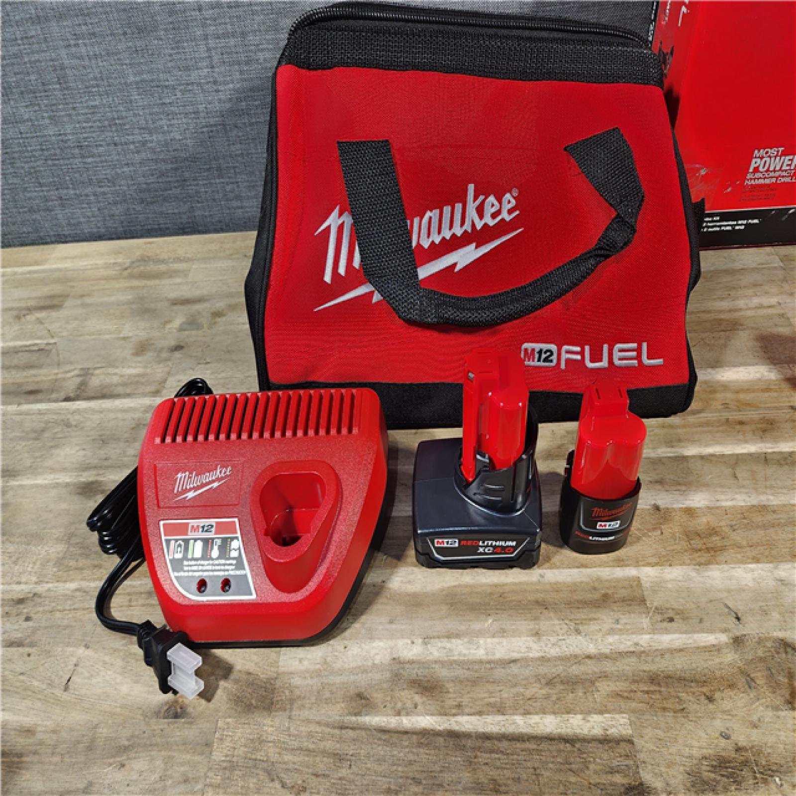 HOUSTON LOCATION - AS-IS (APPEARS LIKE NEW) Milwaukee 3497-22 12V Brushless Hammer Drill and Impact Driver Combo Kit