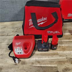 HOUSTON LOCATION - AS-IS (APPEARS LIKE NEW) Milwaukee 3497-22 12V Brushless Hammer Drill and Impact Driver Combo Kit