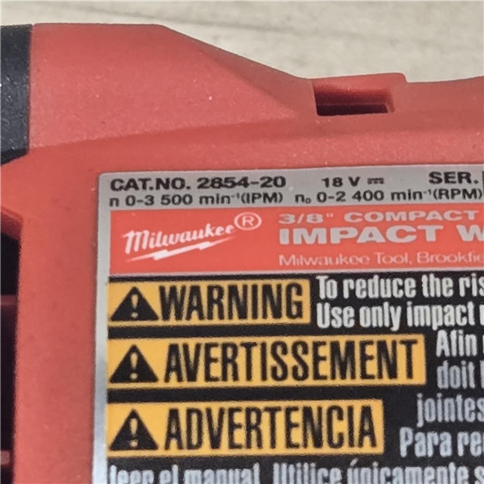 AS-IS MILWAUKEE 3/8 COMPACT IMPACT WRENCH (Tool-Only)