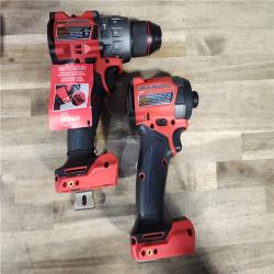 HOUSTON LOCATION - AS-IS (APPEARS LIKE NEW) MILWAUKEE M18 FUEL 18V Lithium-Ion Brushless Cordless Hammer Drill and Impact Driver Combo Kit (2-Tool) with 2 Batteries