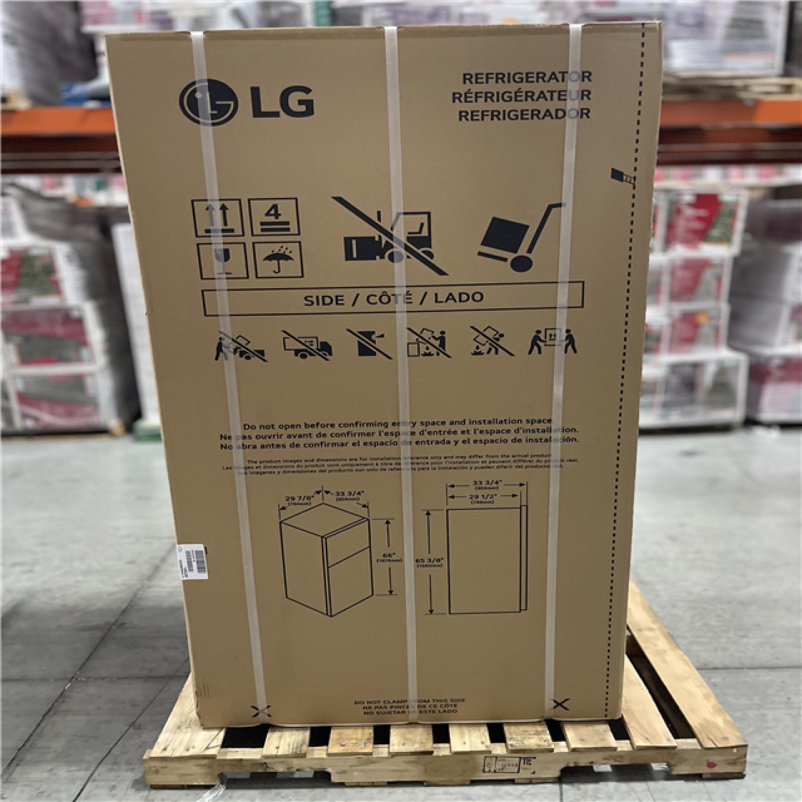 DALLAS LOCATION- NEW LG 30 in. W 20 cu. ft. Top Freezer Refrigerator