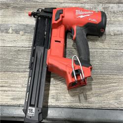 AS-IS Milwaukee FUEL 18-Volt Lithium-Ion Brushless Cordless Gen II 18-Gauge Brad Nailer (Tool-Only)