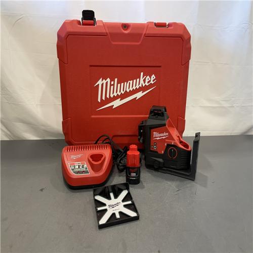 AS-IS - Milwaukee M12 Green Beam Laser 360° 3-Plane Kit