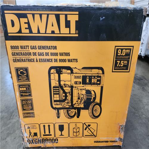 Phoenix NEW DEWALT 10000 / 8000-Watt Electric Start Gas Powered Portable Generator with Idle Control  GFCI Outlets and CO Protect-DXGNR8000
