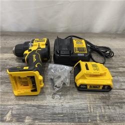 AS-IS DEWALT Atomic 20V Lithium-Ion Cordless Compact 1/2 in. Drill/Driver Kit