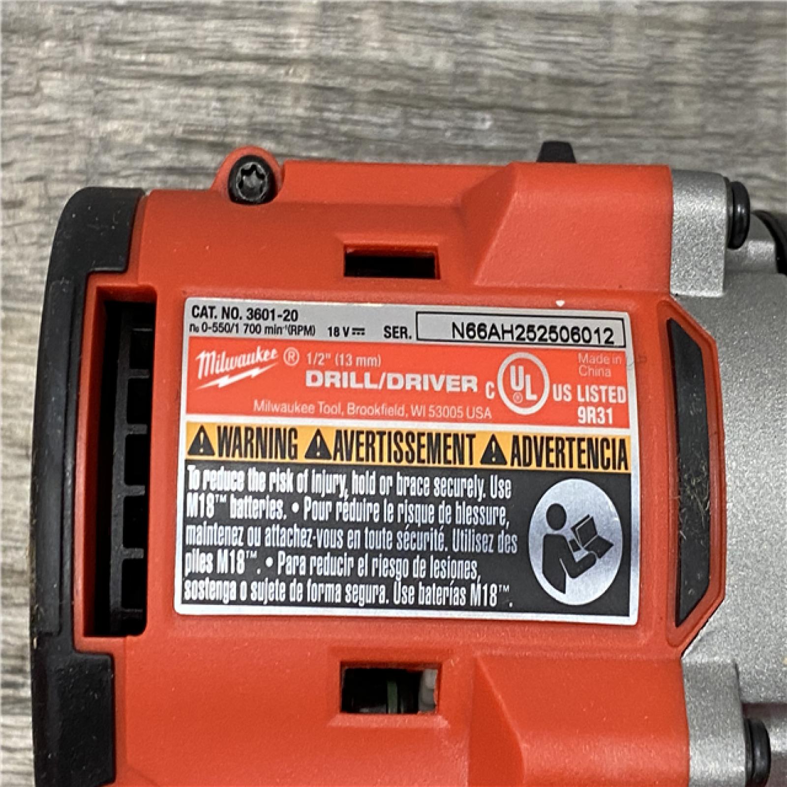 AS-IS Milwaukee 18V Lithium-Ion Brushless Cordless Compact Drill/Impact Combo Kit