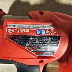 HOUSTON LOCATION - AS-IS M18 FUEL 18-Volt Lithium-Ion Brushless Cordless 18-Gauge 1/4 in. Narrow Crown Stapler (Tool-Only)