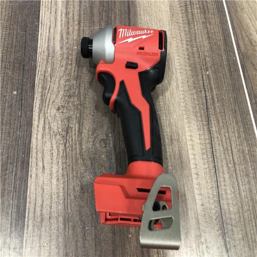 AS-IS Milwaukee 18V Lithium-Ion Brushless Cordless 1/4 in. Compact Impact Driver (Tool Only)